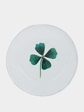 Astier de Villatte Small Four Leaves Clover Plate