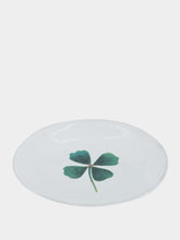 Astier de Villatte Small Four Leaves Clover Plate