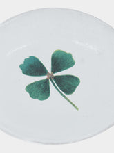 Astier de Villatte Small Four Leaves Clover Plate