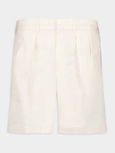 Tom Ford White Fluid Poplin Tailored Shorts