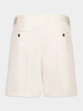 Tom Ford White Fluid Poplin Tailored Shorts