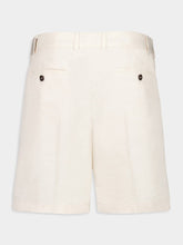 Tom Ford White Fluid Poplin Tailored Shorts