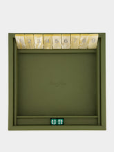 Hector Saxe Paris Kaki Clair Green Grained Leather Shut The Box