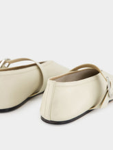 Le Monde Beryl Stella Slipper in Ecru Leather