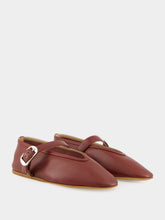 Le Monde Beryl Stella Slipper in Rouge Leather