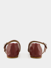 Le Monde Beryl Stella Slipper in Rouge Leather