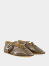 Le Monde Beryl Stella Slipper in Taupe Leather