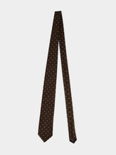 Tom Ford Chocolate Brown Polka Dot Silk Tie