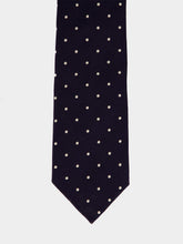 Tom Ford Navy Polka Dot Silk Tie