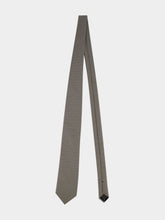 Tom Ford Silver and Black Mulberry Silk Tie