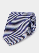 Tom Ford Zigzag Stripe Silk Tie