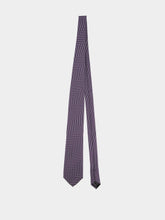 Tom Ford Purple Herringbone Silk Tie