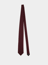 Tom Ford Burgundy Polka Dot Silk Tie