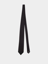 Tom Ford Black Solid Silk Tie
