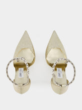 Jimmy Choo Gold Stevie Crushed Metallic Pumps