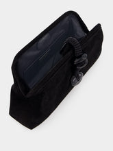 Serena Uziyel Black Petra Suede Clutch Bag