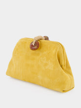 Serena Uziyel Mustard Petra Suede Clutch