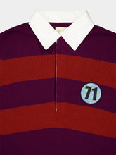 Paula Sulfur Stripped Cashmere Polo Dress