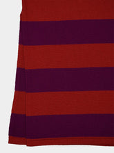 Paula Sulfur Stripped Cashmere Polo Dress