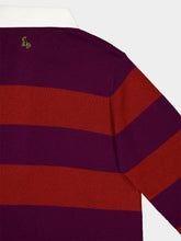 Paula Sulfur Stripped Cashmere Polo Dress