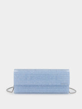 Jimmy Choo Dusty Blue Sweetie Clutch Bag