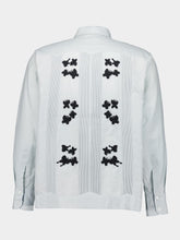 Baziszt Light Blue Secret Embroidered Shirt