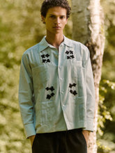 Baziszt Light Blue Secret Embroidered Shirt