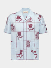 Baziszt Sky-Blue Glazing Shirt