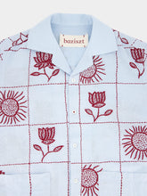 Baziszt Sky-Blue Glazing Shirt