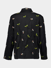 Baziszt Black Thistle Embroidered Shirt