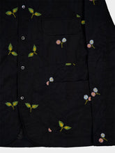 Baziszt Black Thistle Embroidered Shirt