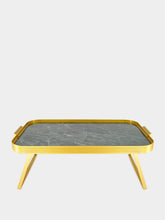 Kaymet Gold and Green Marble Design Tray
