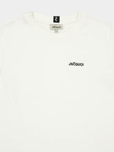 JNcQUOI Natural White Crewneck Logo T-Shirt