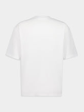 Ecru Floral Bouclé Embroidered T-Shirt | PDP - Fashion Clinic