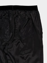 Tom Ford Black Satin Straight-Leg Trousers