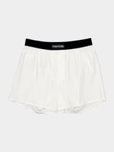 Tom Ford White Silk Boxer Shorts
