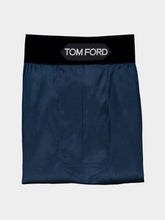 Tom Ford Deep Ocean Solid Silk Boxer Shorts