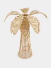 Coro Cora Beige Palm Tree Iraca Large Candle Holder