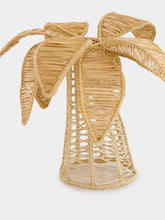 Coro Cora Dark Beige Palm Tree Iraca Small Candle Holder