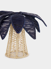 Coro Cora Navy Palm Tree Iraca Small Candle Holder