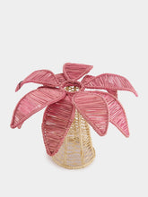 Coro Cora Pink Palm Tree Iraca Small Candle Holder