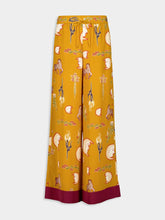 Paula Taurus Printed Silk Crepe Pyjama Pants