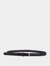 Tom Ford Black Woven Calf Leather Belt