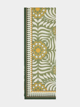 La DoubleJ Tudor Light Green Linen Tablecloth