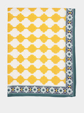 La DoubleJ Plaza Yellow Medium Tablecloth