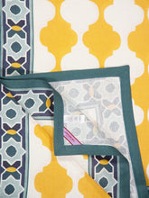 La DoubleJ Plaza Yellow Medium Tablecloth