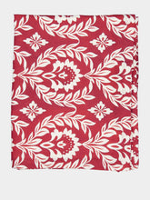 La DoubleJ Garland Bordeaux Linen Medium Tablecloth