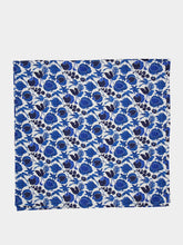 La DoubleJ Wildbird Blue Linen Large Tablecloth