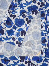 La DoubleJ Wildbird Blue Linen Large Tablecloth