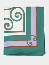 La DoubleJ Cortile Lilac Large Linen Tablecloth